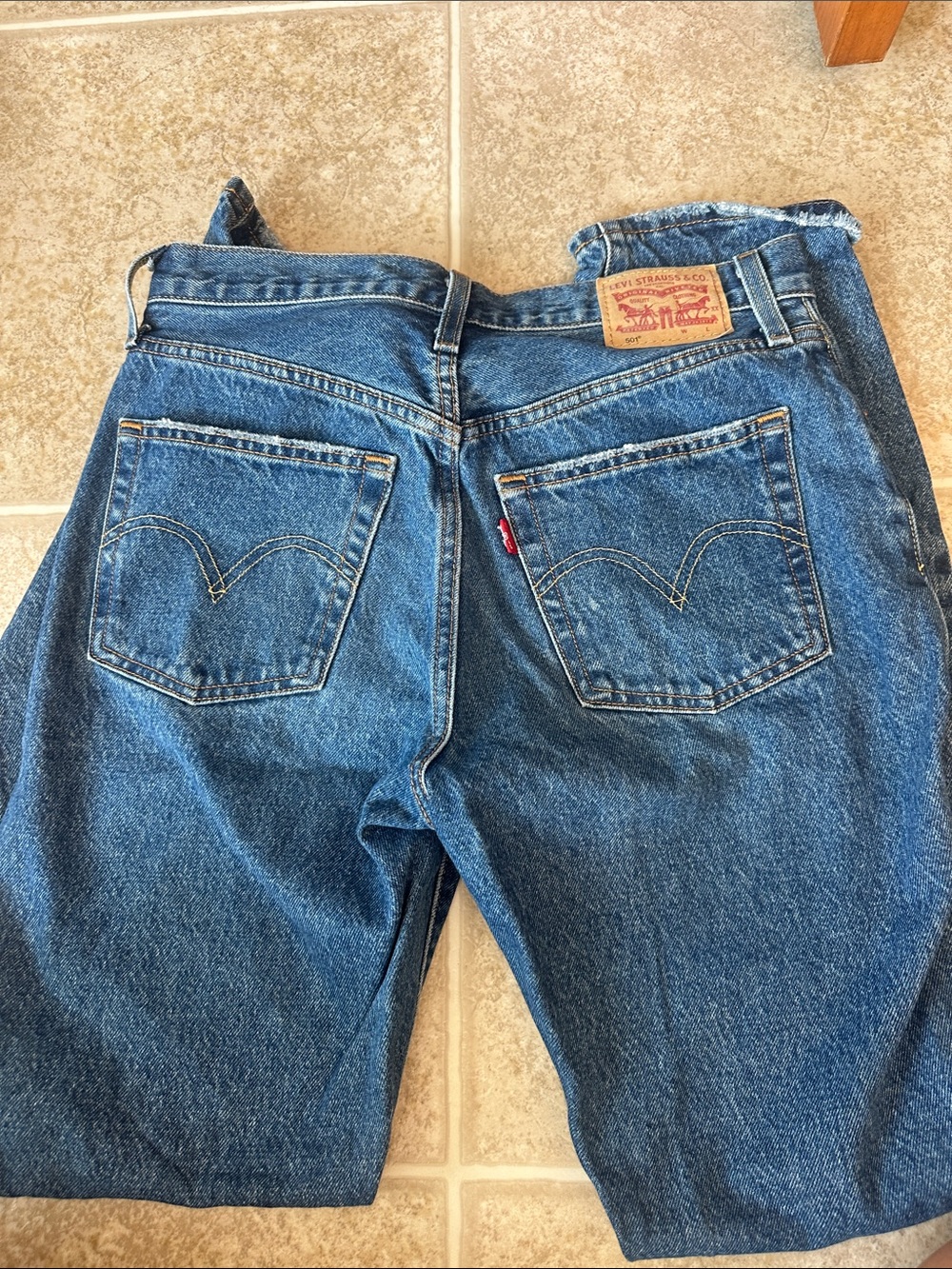 Levi's women’s Relaxed Fit Blue Denim Jeans